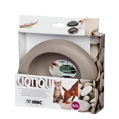 IMAC Ciottoli S03 Bowl For Dog and Cat - Beige - 300 ml